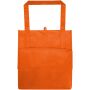 Liberty GRS gerecycled non woven draagtas met bodemplaat 29 l - Oranje Liberty GRS gerecycled non woven draagtas met bodemplaat 29 l - Oranje