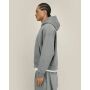 Fronter - Oversized rits hoodie in een gerecycled katoen blend - Misty Grey (XS)