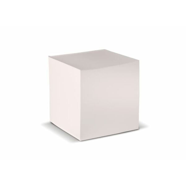 Kubusblok groot met recycled papier 840 vellen 10x10x10cm
