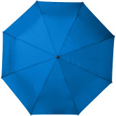 Bo 21” opvouwbare automatische gerecyclede PET paraplu - Process blauw