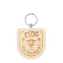 Houten NFC-sleutelhanger in aangepaste vorm
