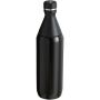 Stanley All Day Slim 600 ml waterfles - Zwart glanzend