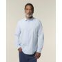 Stanley Styler Shirt - Het heren popeline overhemd - Summer Blue (4XL)