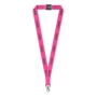 Polyester lanyard met reflecterende draden Polyester lanyard met reflecterende draden