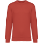 Ecologische uniseks sweater met ronde hals Paprika M