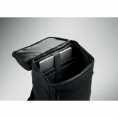BOULDER - 15" PU laptop rugzak - Zwart