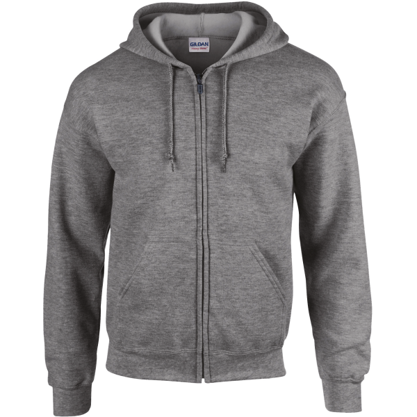 Heavy Blend™ Adult Sweatvest met capuchon Graphite Heather XXL Heavy Blend™ Adult Sweatvest met capuchon Graphite Heather XXL