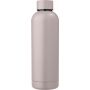 Gerecyclede dubbelwandige RVS fles (500 ml) Isaiah pastel roze