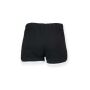 RETRO SHORTS, BLACK/WHITE, L, SKINNIFIT WOMEN