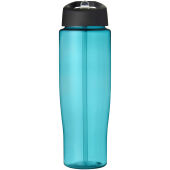 H2O Active® Tempo 700 ml sportfles met fliptuitdeksel - Aquablauw/Zwart