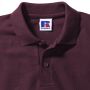 RUS Children's Classic Polycot. Polo, Burgundy, 11-12jr