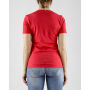 DEFT 2.0 TEE W BRIGHT RED M