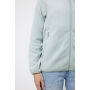 IQONIQ Talung gerecycled polyester fleece jas met rits, iceberg green (XXL)
