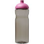 H2O Active® Eco Base 650 ml sportfles met koepeldeksel - Charcoal/Magenta