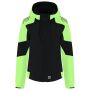 Softshell Capuchon Bicolor Redefined Dames 406119 Black-Lime 3XL