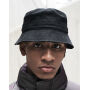 Denim Bucket Hat - Black/Grey - One Size