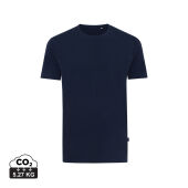Iqoniq Bryce gerecycled katoen t-shirt, donkerblauw (XS)