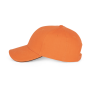 Orlando - 6 panel cap Orange Zest / Dark Grey One Size Orlando - 6 panel cap Orange Zest / Dark Grey One Size