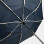 Stormvaste, automatisch te openen- en sluiten, uit 3 secties bestaande opvouwbare paraplu BORA marineblauw
