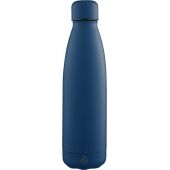 Gerecyclede dubbelwandige drinkfles 500 ml Sunny - blauw