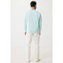 IQONIQ Etosha lichtgewicht gerecycled katoen sweater, crushed mint (XS)