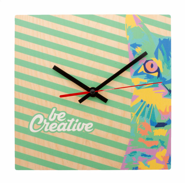 BeTime Wood B - custom made wandklok