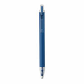 NOSTA - Gerecyclede aluminium balpen - Blauw