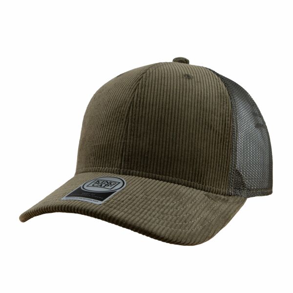 Exclusive Recycled Trucker Rib Cap, Army green Exclusive Recycled Trucker Rib Cap, Army green