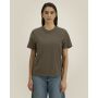 Reeser - Heavy gerecycled katoen blend T-overhemd met een modern look - Mosstone (3XL)