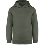 Ecologische kindersweater met capuchon Organic Khaki 12/14 jaar