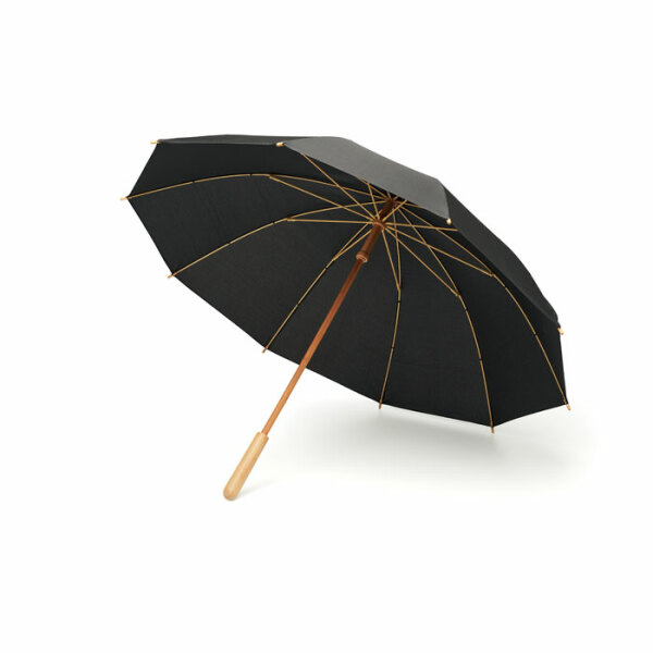TUTENDO - 23,5 inch RPET/bamboe paraplu