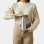 JUMBO TRANSIT - Aluminium drinkfles zilver JUMBO TRANSIT - Aluminium drinkfles zilver