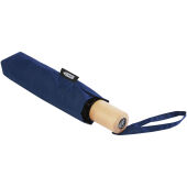 Birgit 21'' opvouwbare windproof gerecyclede PET-paraplu - Marineblauw