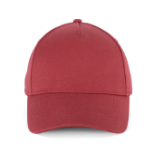 Biologisch katoenen pet met 5 panelen - K-up Gold Label Terracotta Red One Size