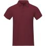 Calgary 200 g/m² herenpolo met korte mouwen - Diep bordeauxrood - XS