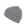 Gerecyclede muts met gebreide omslag Oxford grey One Size