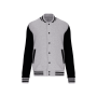 College jacket unisex Oxford Grey / Black 3XL