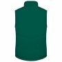 Met fleece gevoerde bodywarmer dark green XS