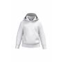 Kinder sweater met capuchon ash heather 10-12 Y (140-152) Kinder sweater met capuchon ash heather 10-12 Y (140-152)