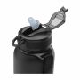AquaSteel XL Wide RCS Recycled Water Bottle 900 ml - zwart