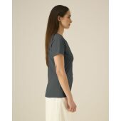 Stella Expresser 2.0 - Dagelijks fitted T-overhemd met een vrouwelijk cut - Anthracite (S)