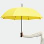 Automatisch te openen windproof paraplu PASSAT geel