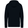 Ecologische uniseks sweater met capuchon French Terry Washed black 4XL