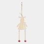 Cadeau / boomhanger WOODEN ELK WOODEN ELK