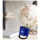 SCX.design S26 speaker 3W voorzien van ring met oplichtend logo - Reflexblauw/Zwart