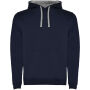 Urban men's hoodie - Navy Blue/Marl Grey - XS