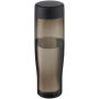H2O Active® Eco Tempo waterfles van 700 ml met schroefdop - Zwart/Charcoal