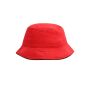 Fisherman Piping Hat red/black S/M Fisherman Piping Hat red/black S/M