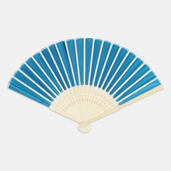 BAMBOO COOL - Opvouwbare waaier lichtblauw BAMBOO COOL - Opvouwbare waaier lichtblauw