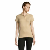 PEOPLE - PEOPLE dames polo 210g - XL - Sand